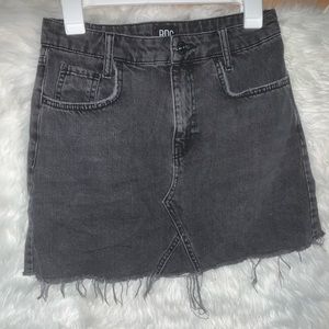 Black jean skirt!